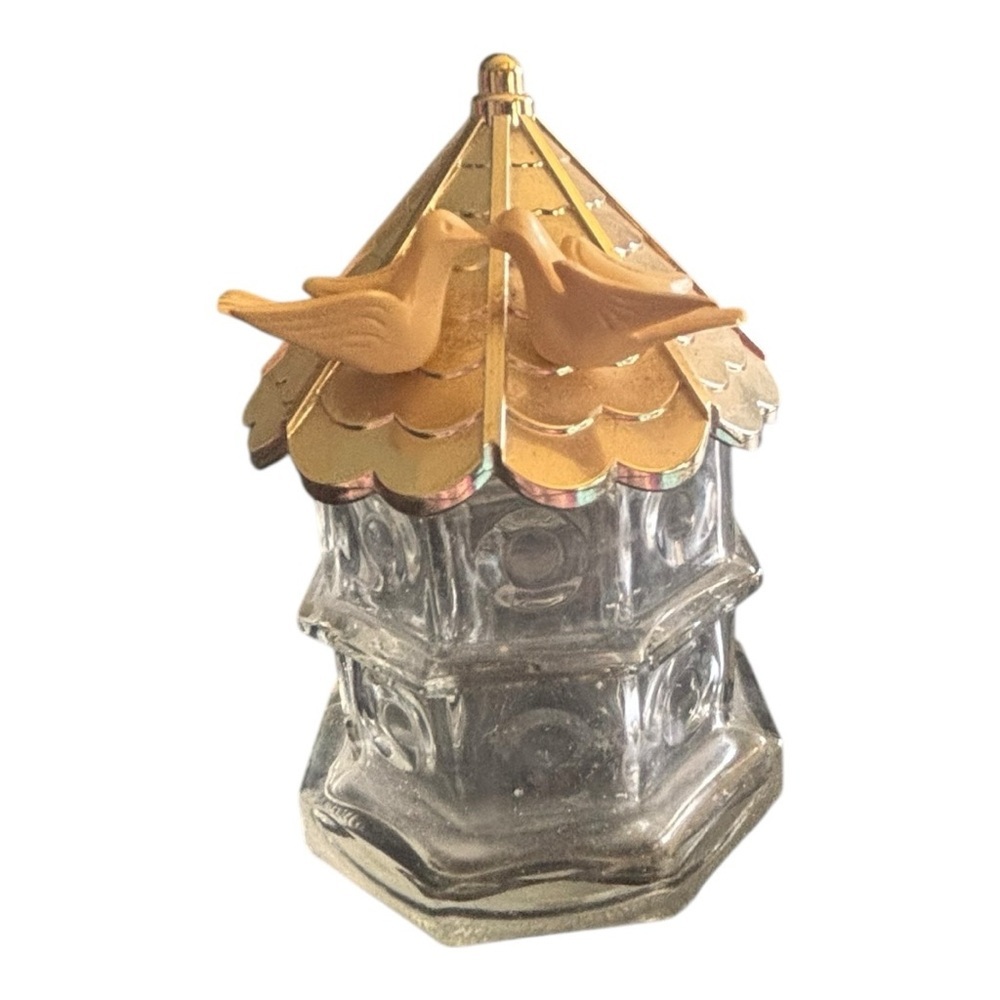 Vintage Avon Dovecote Birdhouse Perfume Bottle